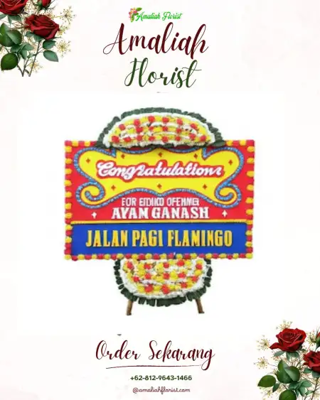 Sewa Papan Bunga Ngentak
